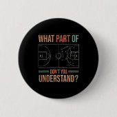 Basketball Coach What Part Of Dont You Understand  Button (Vorderseite)