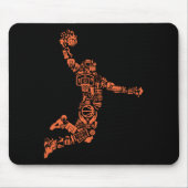Basketball Collage Mousepad (Vorne)