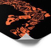 Basketball Collage Poster (Ecke)