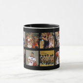 Basketball Collage Tasse (Zentrum)