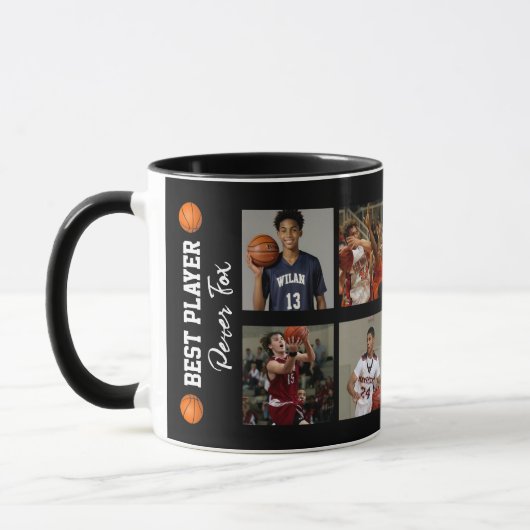 Basketball Collage Tasse (Links)