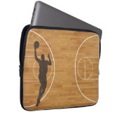Basketball Court Boy Laptop Sleeve (Vorne Rechts)