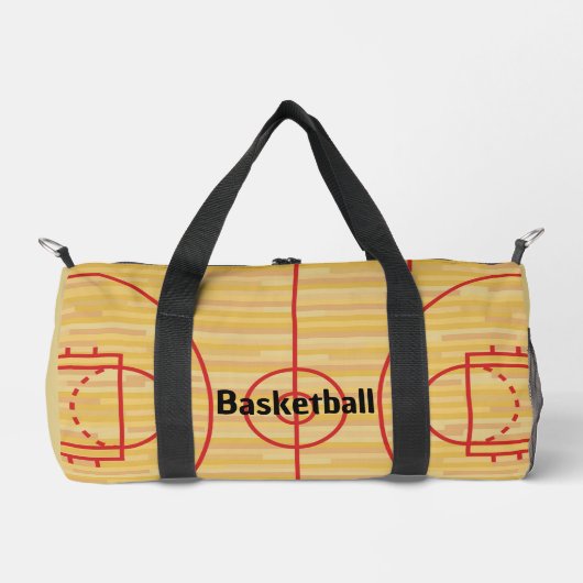 Basketball Court Design Duffel Bag Duffle Bag (Vorderseite)