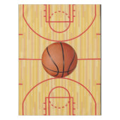 Basketball Court Design Tableclout Tischdecke (Vorderseite)