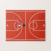 Basketball Court Luftbild Puzzle (Horizontal)