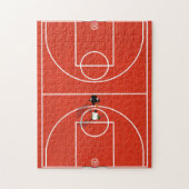 Basketball Court Luftbild Puzzle (Vertikal)