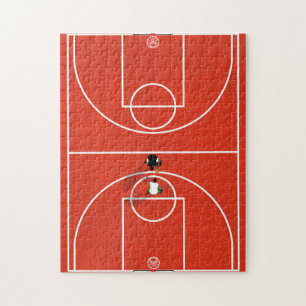 Basketball Court Luftbild Puzzle
