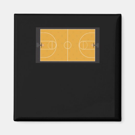 Basketball Court Magnet (Vorne)