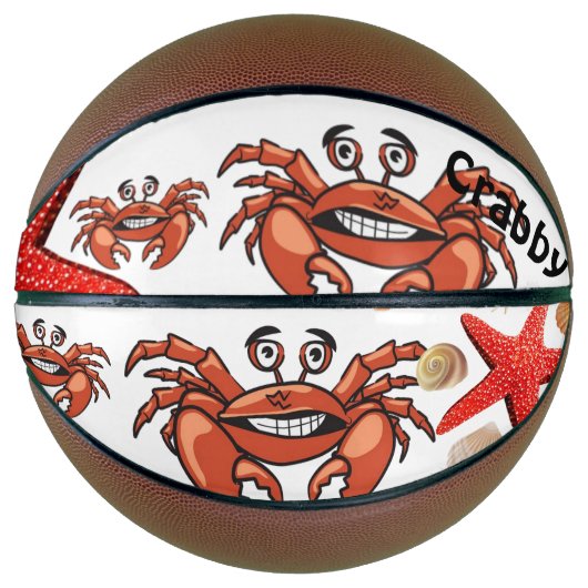 Basketball Crabby Crab Starfish Beach House Boot (Vorderseite)