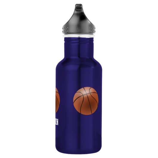 Basketball Custom Edelstahlflasche (Rechts)