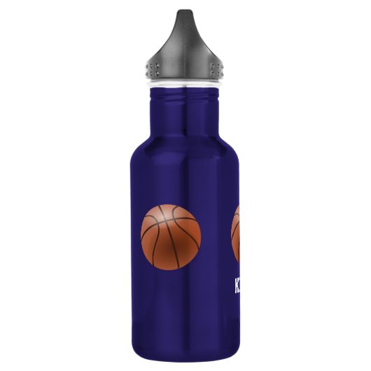 Basketball Custom Edelstahlflasche (Links)