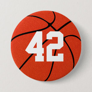 Basketball Custom High Definition Button Button