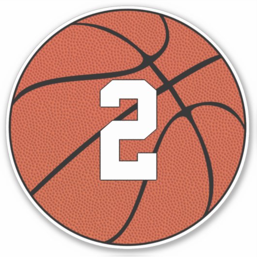 Basketball Custom Jersey Nummer oder Buchstaben Sp Aufkleber (Vorderseite)