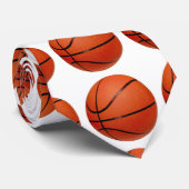 Basketball Custom-Krawatte Krawatte (Gerollt)
