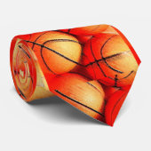 Basketball Custom-Krawatte Krawatte (Gerollt)