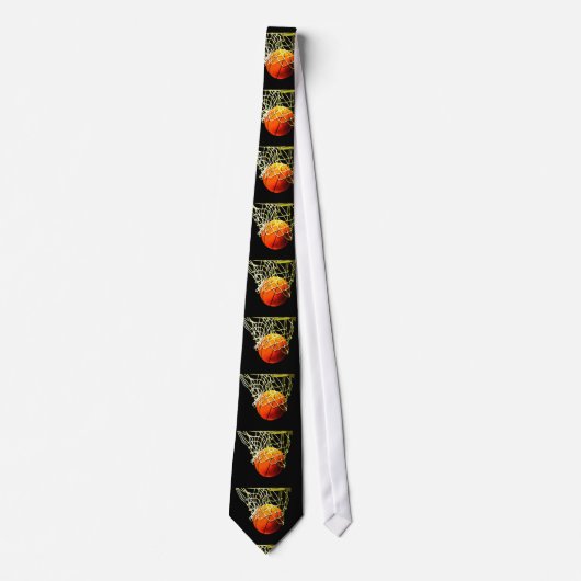 Basketball Custom Krawatten Neckwear (Vorderseite)