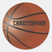 Basketball Custom Sticker (Vorderseite)