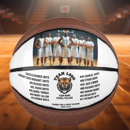 Basketball Custom Team Foto, Spielernamen und Logo