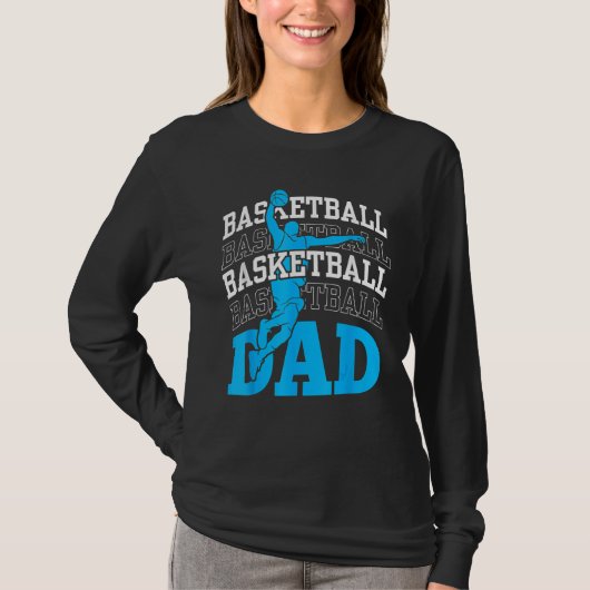 Basketball Dad Coach Team Match Player Father Dadd T-Shirt (Vorderseite)