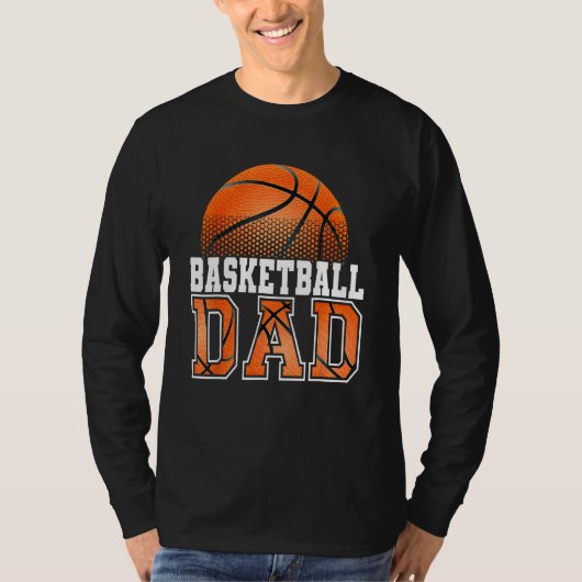 Basketball Dad Father s Day 2023 Dad Life Mens Gra T-Shirt (Vorderseite)