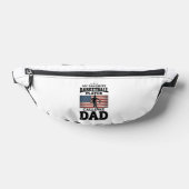 Basketball Dad Patriotic Vintage Engraving T-Shirt Bauchtasche (Ablage )