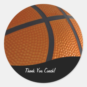 Basketball Danke Stickers