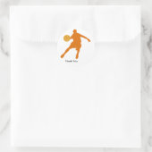 Basketball Danke Stickers (Tasche)