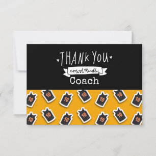 Basketball Dankeschön Coach Dankeskarte