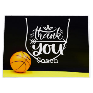 Basketball Dankeschön Coach Große Geschenktüte