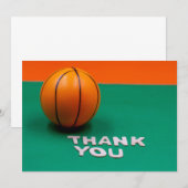 Basketball Dankeschön Karte (Vorne/Hinten)