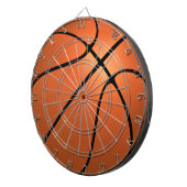 Basketball Dart Board Geschenk Dartscheibe (Vorderseite rechts)