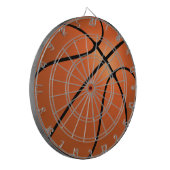 Basketball Dart Board Geschenk Dartscheibe (Vorderseite Links)