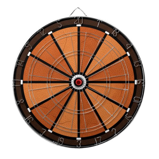 Basketball Dartboard Wall Art for Game Room Decor Dartscheibe (vorne)