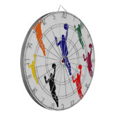 BASKETBALL DARTSCHEIBE (Vorderseite Links)
