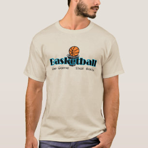 Basketball Das Spiel, das das T-Shirt der Männer r