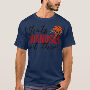 Basketball, dass mein Enkel da draußen Geschenk m T-Shirt