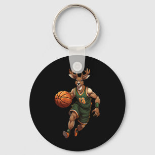 Basketball Deer Schlüsselanhänger
