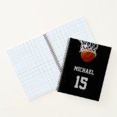 Basketball Dein Name Notizblock (Innenseite)