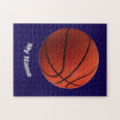Basketball Dein Name Puzzle (Horizontal)