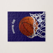 Basketball Dein Name Puzzle (Horizontal)