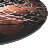 Basketball Dein Name Schneidebrett (Ecke)