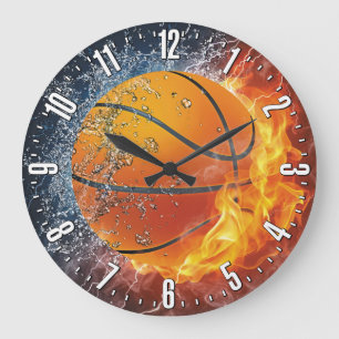 Basketball-dekorative Wand Große Wanduhr