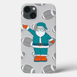 Basketball der aquamarinen Orangen-Weihnachtsmanns Case-Mate iPhone Hülle