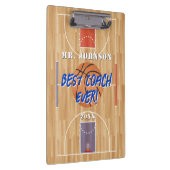 Basketball der beste Coach Klemmbrett (Rechts)