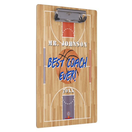 Basketball der beste Coach Klemmbrett (Rechts)