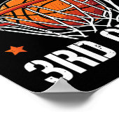 Basketball der dritten Klasse zum Schulkind zurück Poster (Ecke)