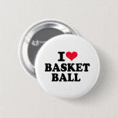 Basketball der Liebe I Button (Vorne & Hinten)