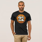Basketball der Nr.-22 T-Shirt (Vorne ganz)