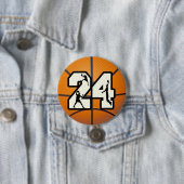 Basketball der Nr.-24 Button (Beispiel)
