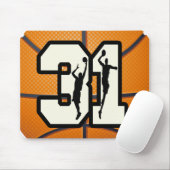 Basketball der Nr.-31 Mousepad (Mit Mouse)